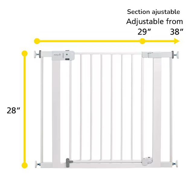 Barrière de sécurité pour bébé à fermeture automatique