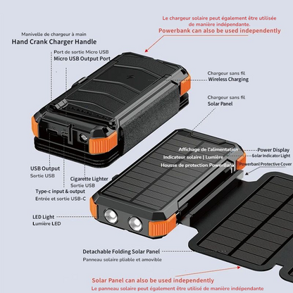 Chargeur solaire portatif