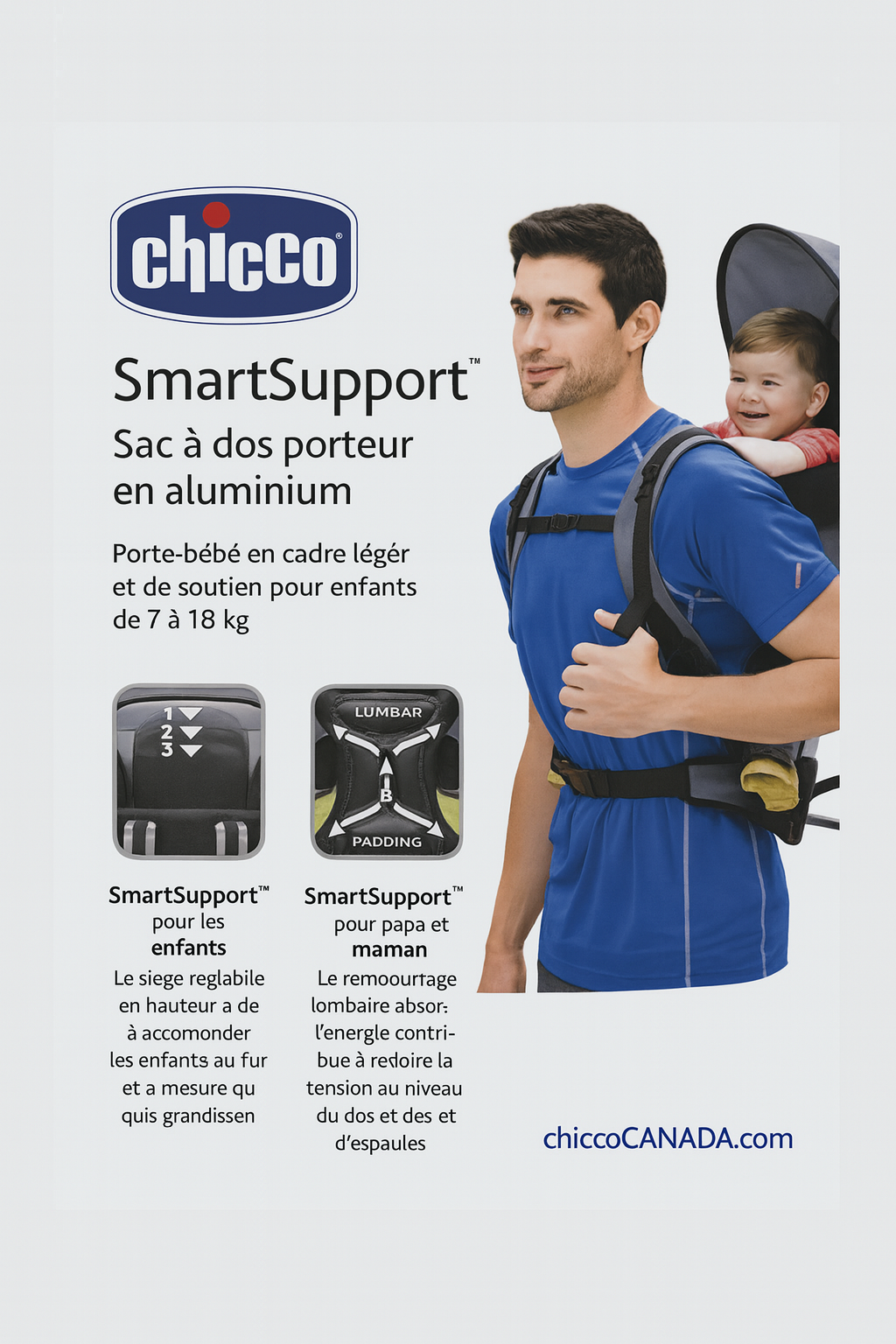 Sac à dos de transport pour enfant