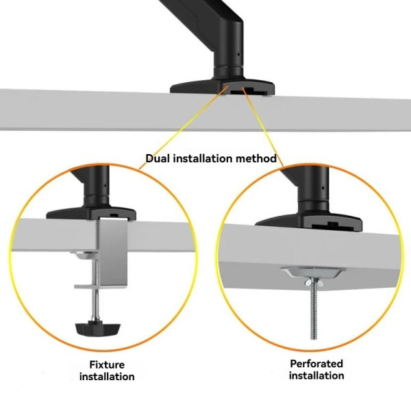 Support d'écran d'ordinateur à un seul bras